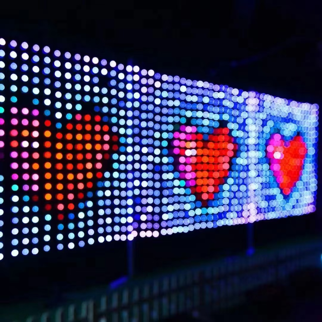 5V Milky White Globe Curtain Lights, 400 LEDs RGB + Surplife LED Control