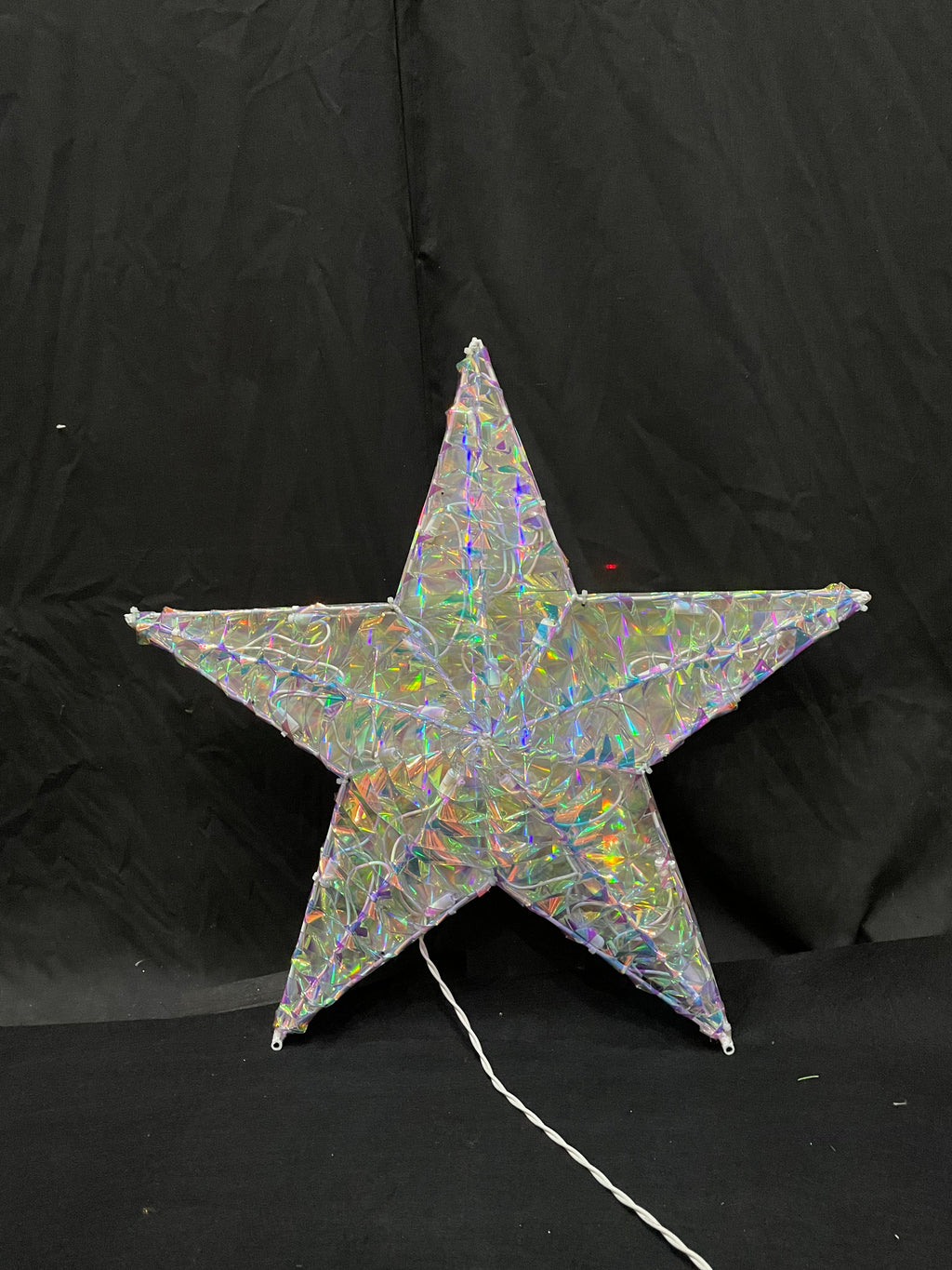20-inch 35-light iridescent PVC strip star light