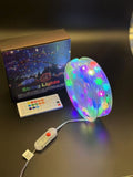 24V 25m Four-Color 8-Function String Light + 8-Function Controller with Power Supply