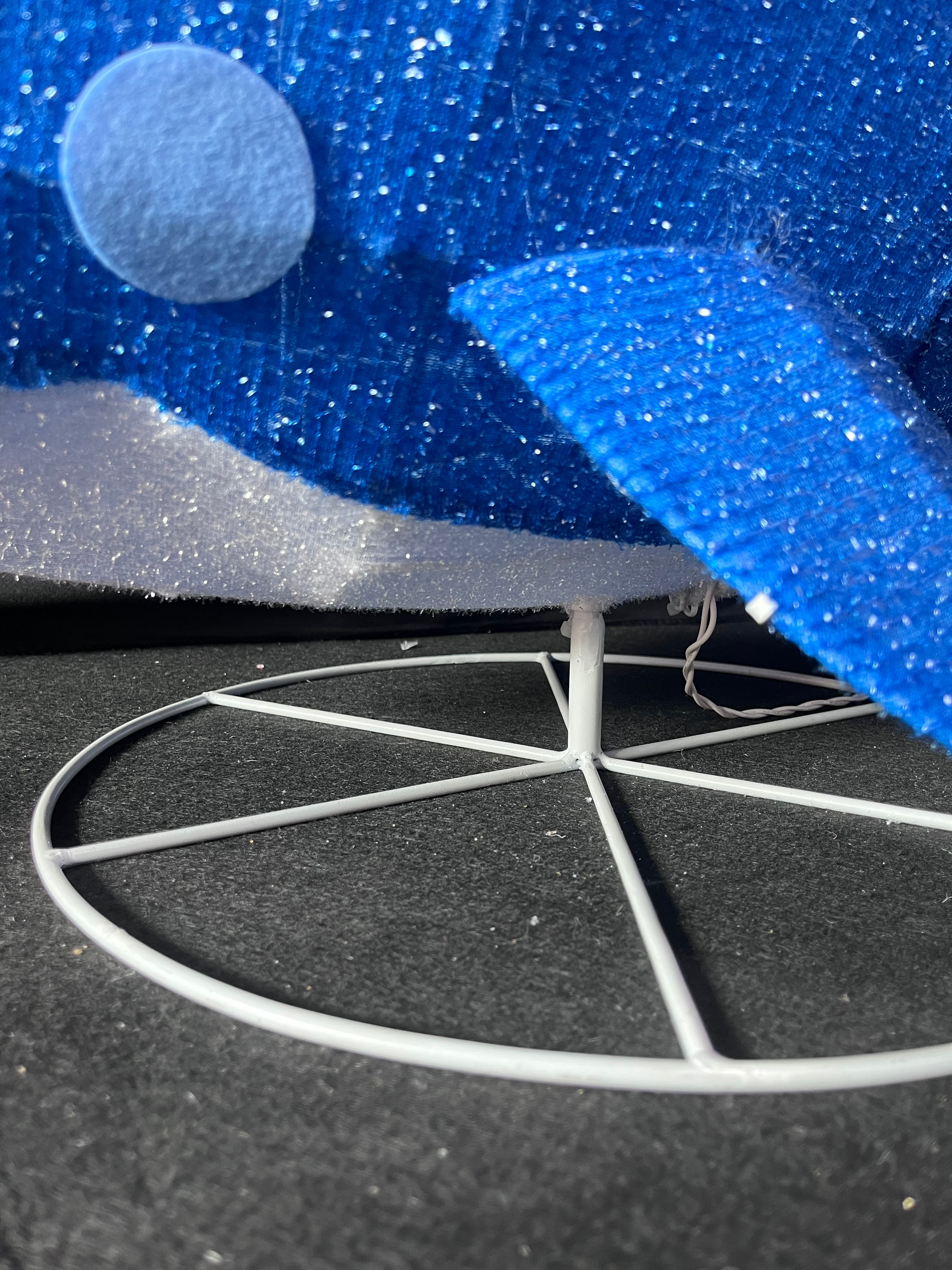 LED Blue Narwhal Whale