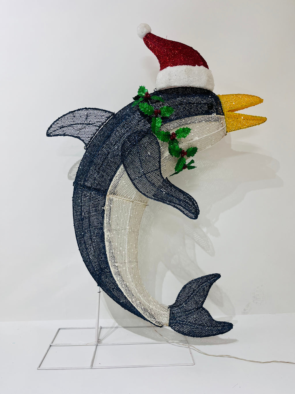LED Lighted Christmas Dolphin