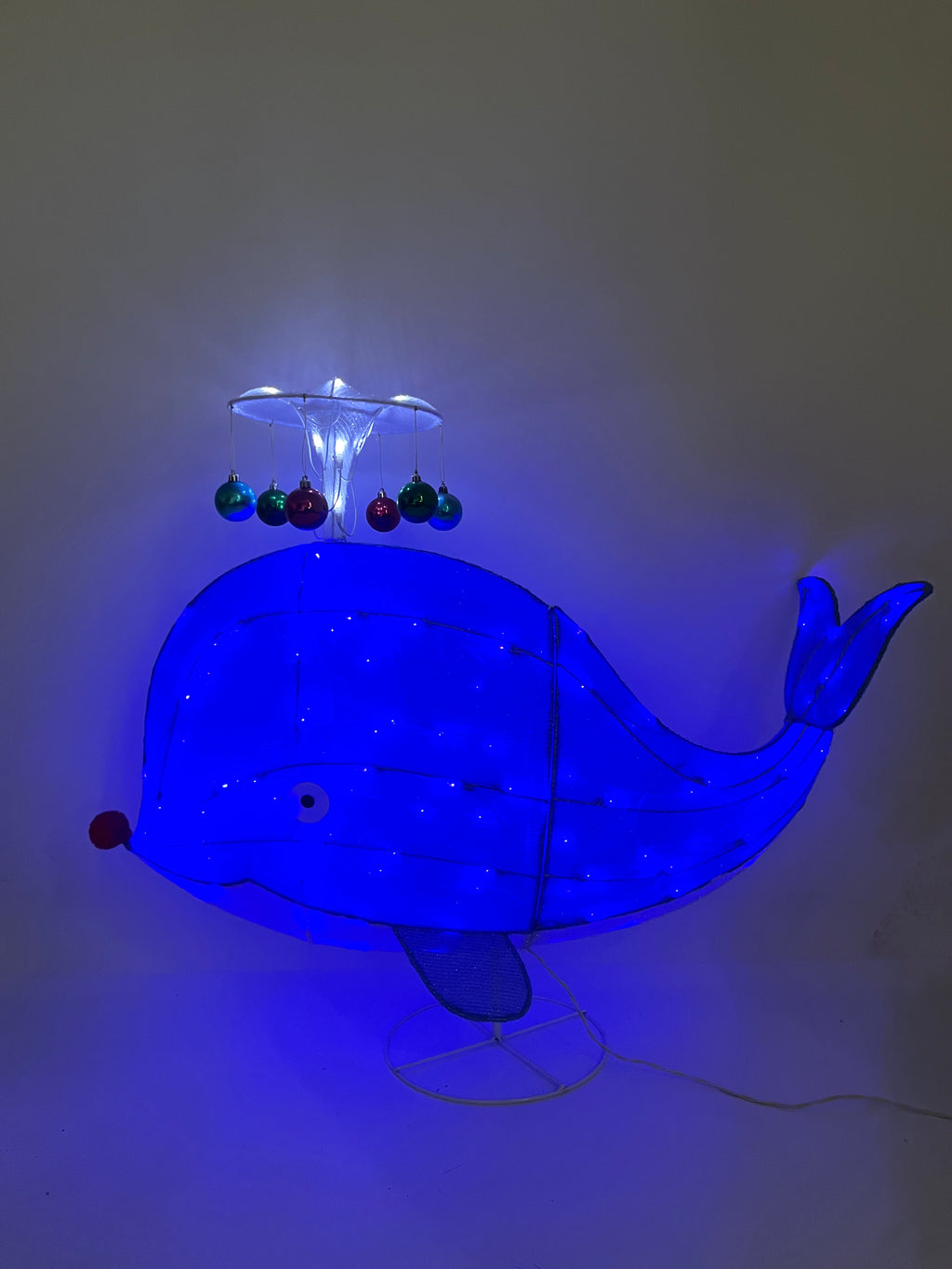 LED Christmas Whale
