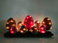 LED Frosted Sisal Tree Cluster – Christmas Village Decor