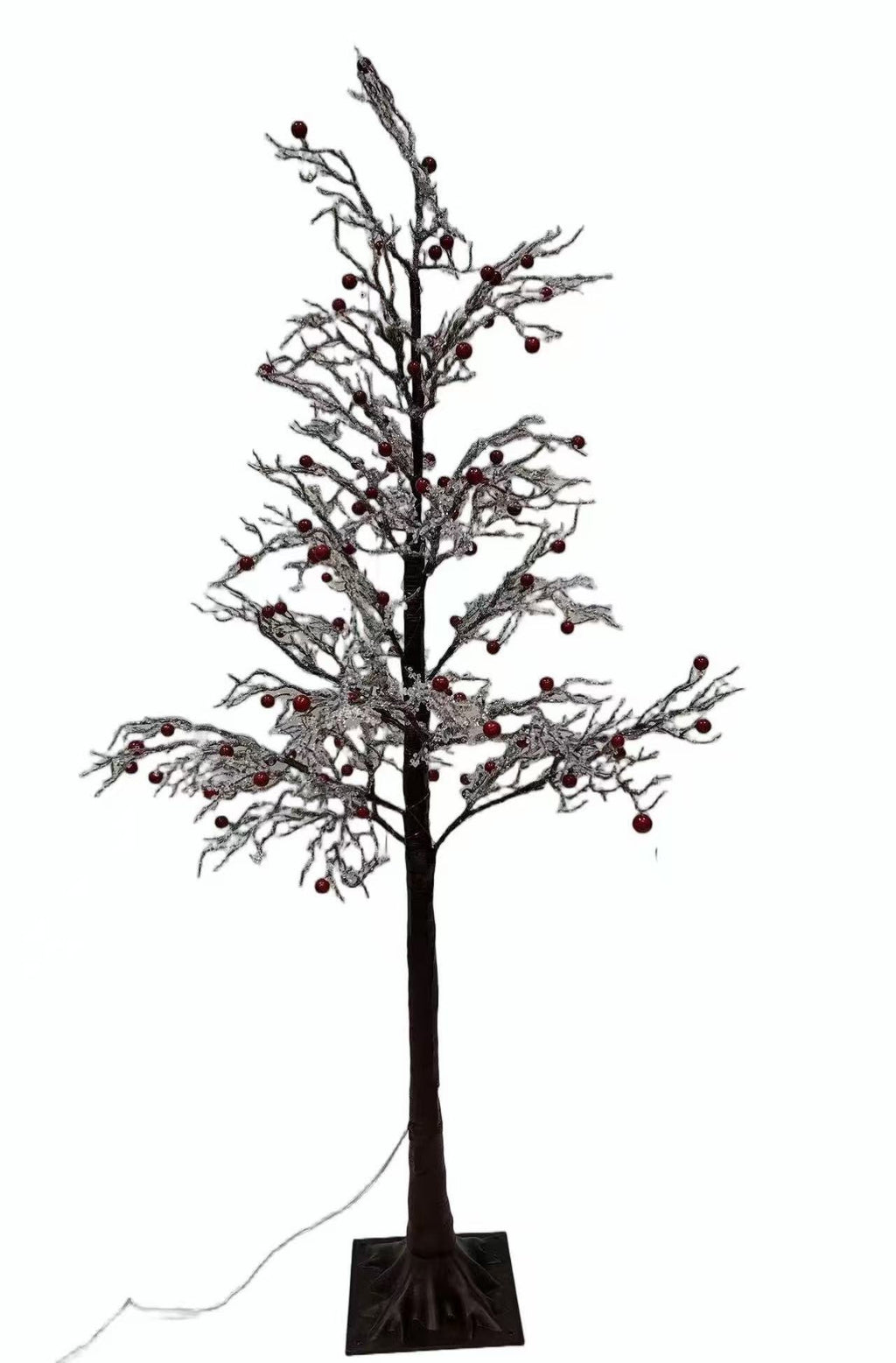 LED Lighted Berry Tree – Frosted Christmas Decor