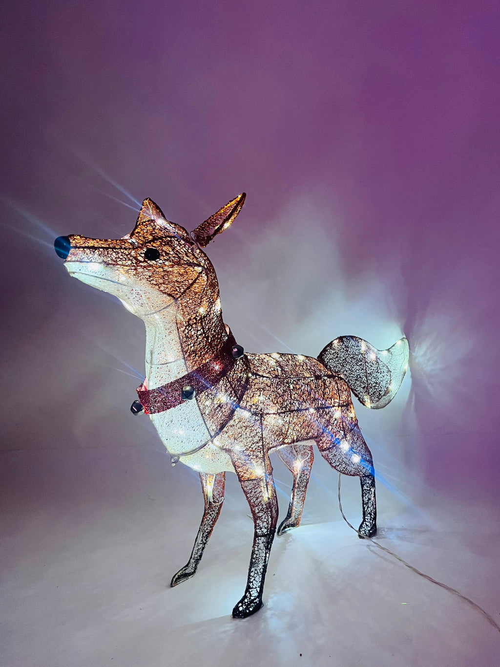 42-inch fabric fox light with 60 LEDs.