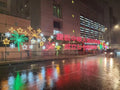 Large Outdoor Snowflake & Star Neon Festive Light Installation