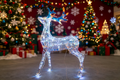 48" Iridescent Standing Reindeer with 105 LED Lights