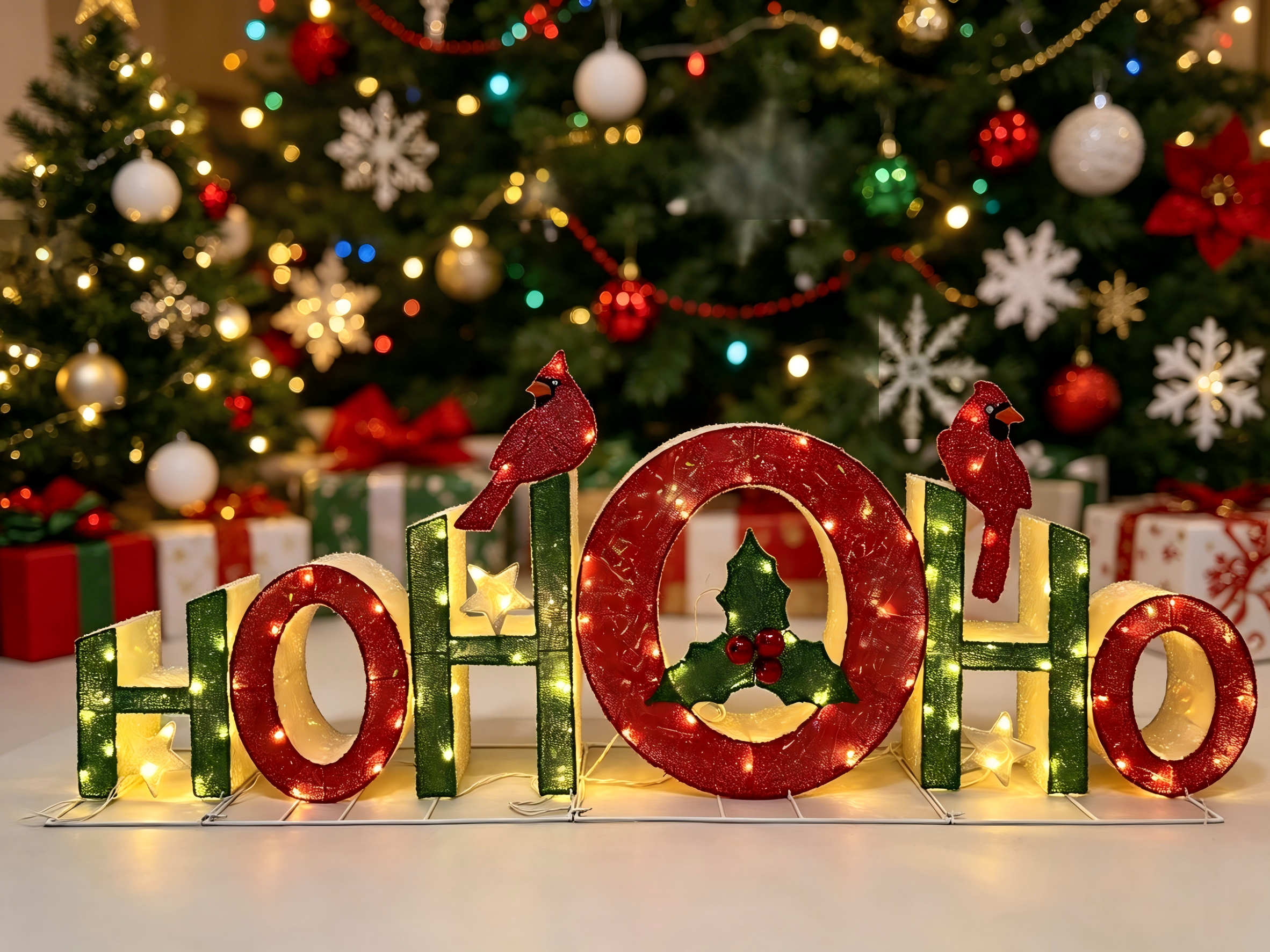24-inch 80-lamp fabric HOHOHO decorative light.