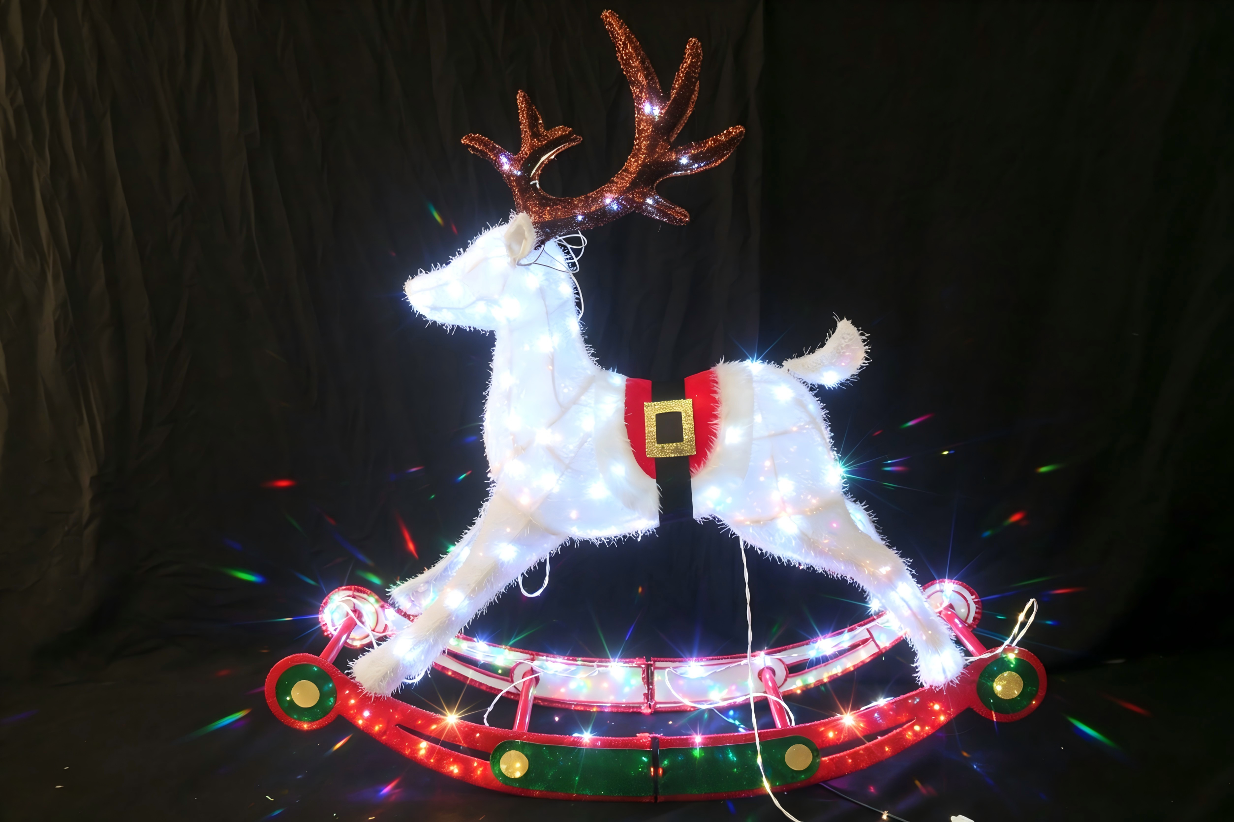 41-inch Rocking Reindeer Light 65Light