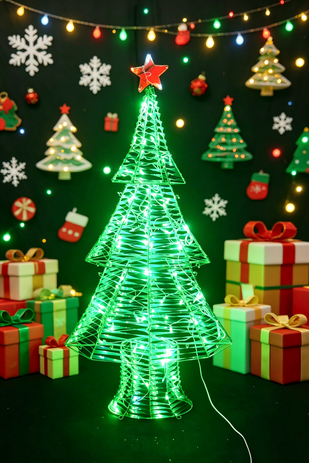 48-inch 70-light Christmas tree decoration