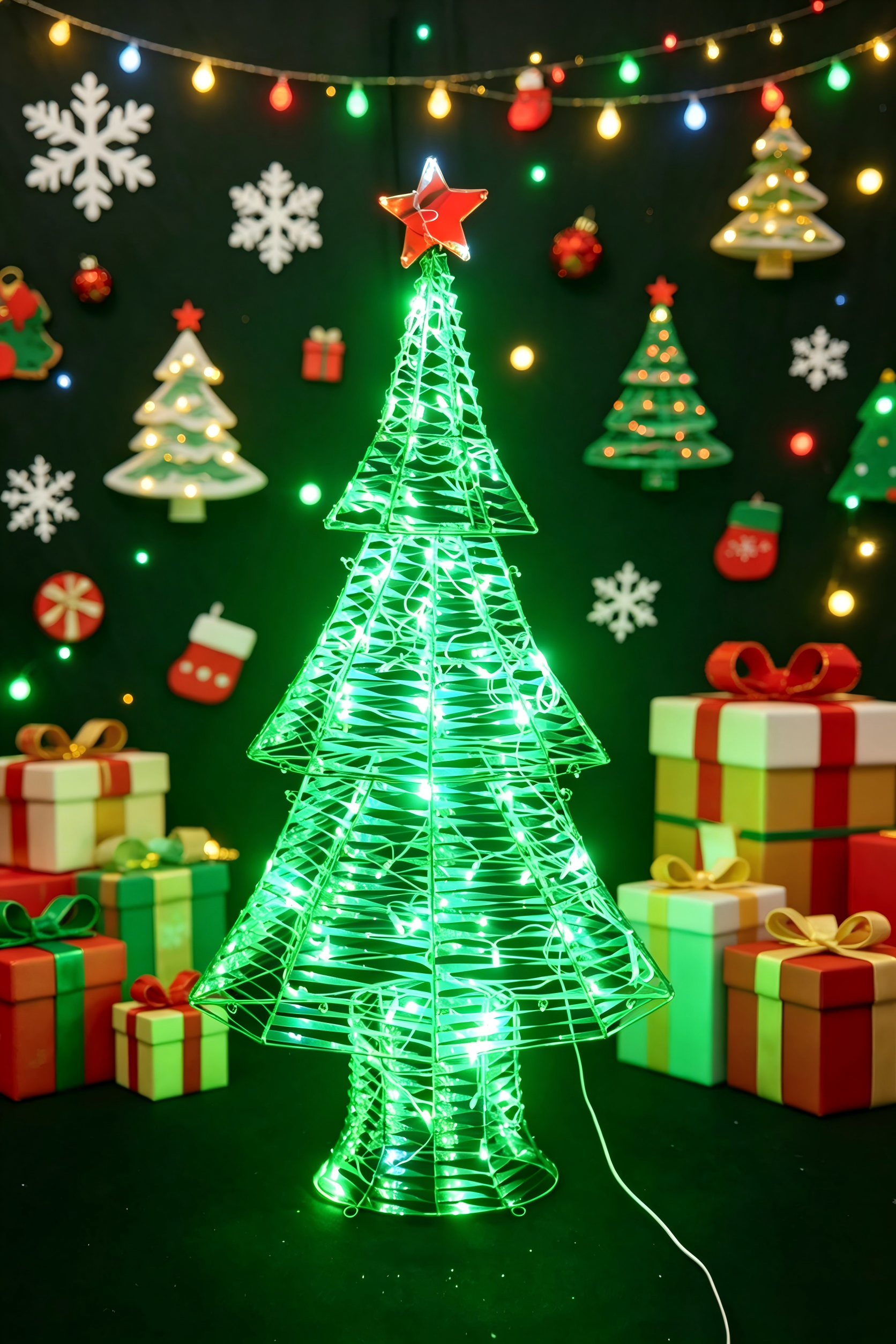 48-inch 70-light Christmas tree decoration