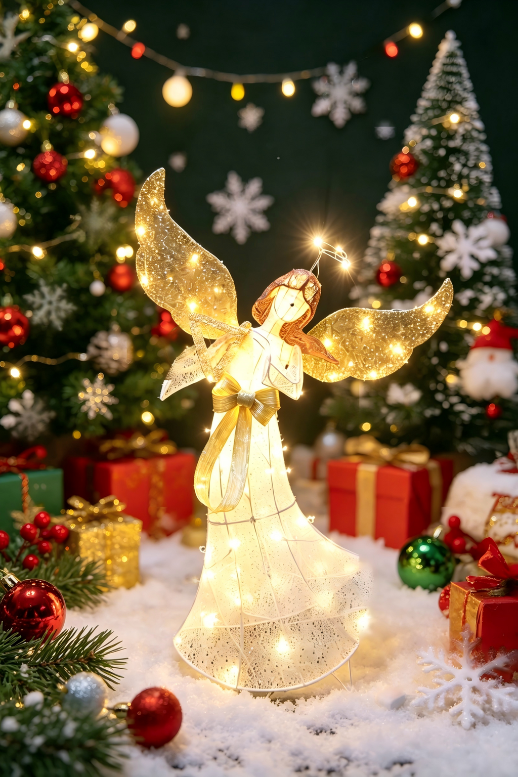 48-inch LED 70-light breathing flash angel decoration