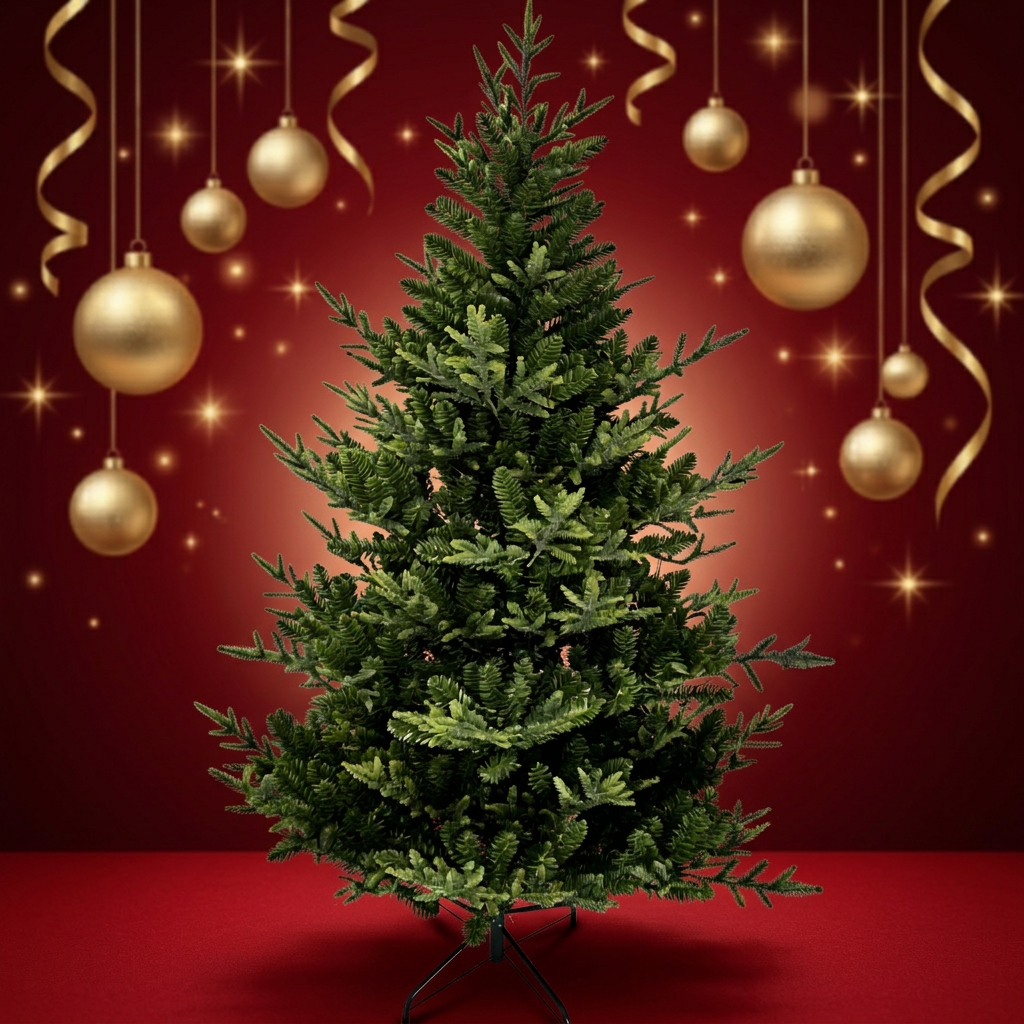 2.1M PE & PVC Mixed Christmas Tree