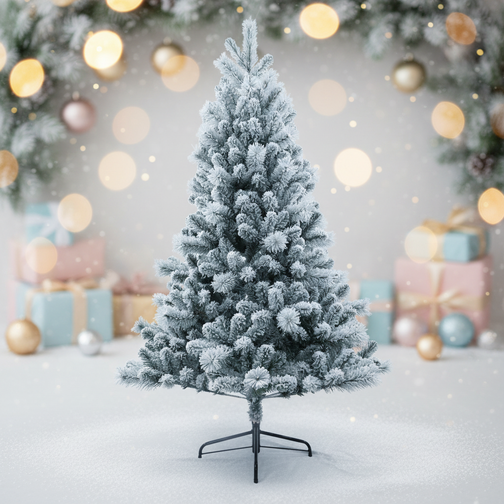 Flocked Snow Spray Christmas Tree