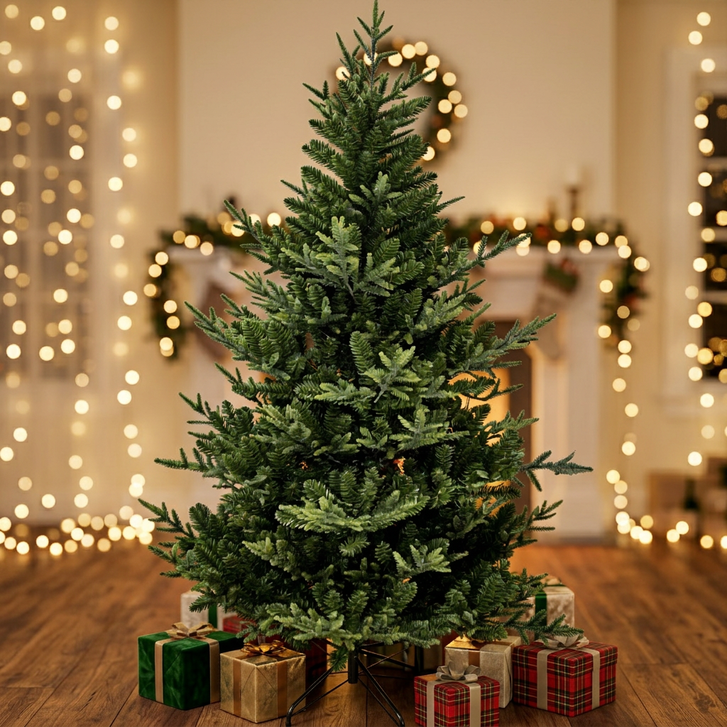 2.1M PE & PVC Mixed Christmas Tree