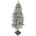 180CM PE Flocked Pencil Christmas Tree
