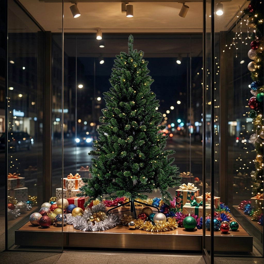 180CM PVC Pre-300lit LED Christmas Tree