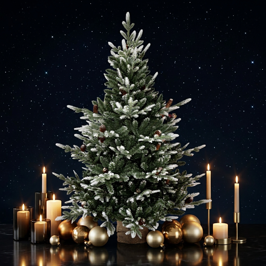 200CM PE & PVC Mixed Christmas Tree