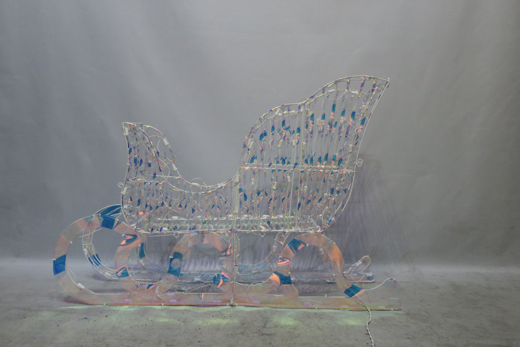 26" Iridescent Sleigh with 105 Lights