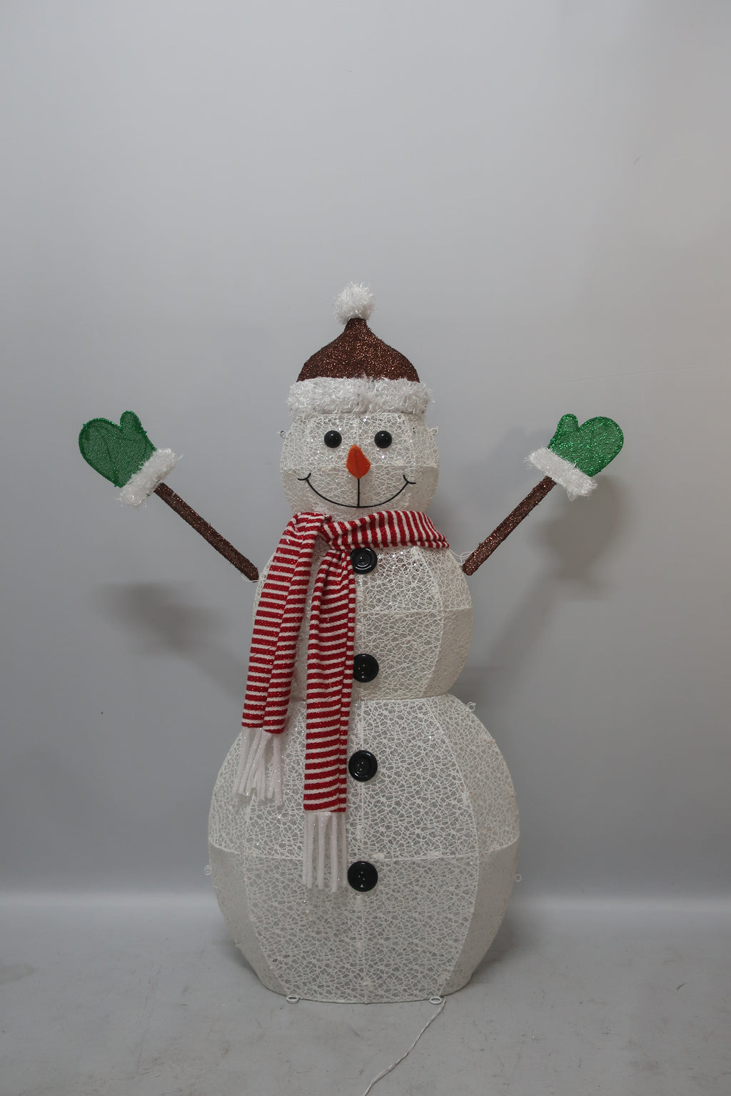 48-inch 105-Light Fabric Snowman Light.