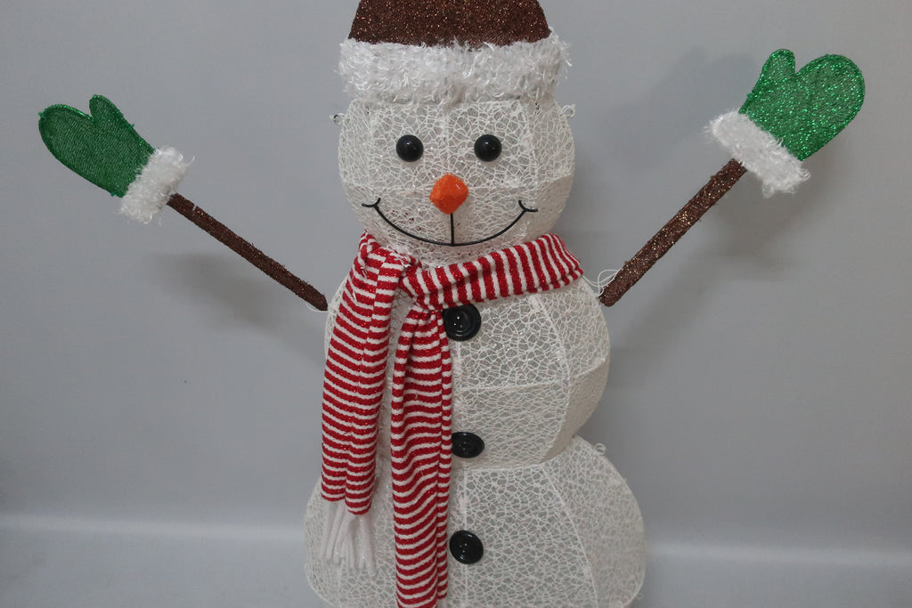 48-inch 105-Light Fabric Snowman Light.