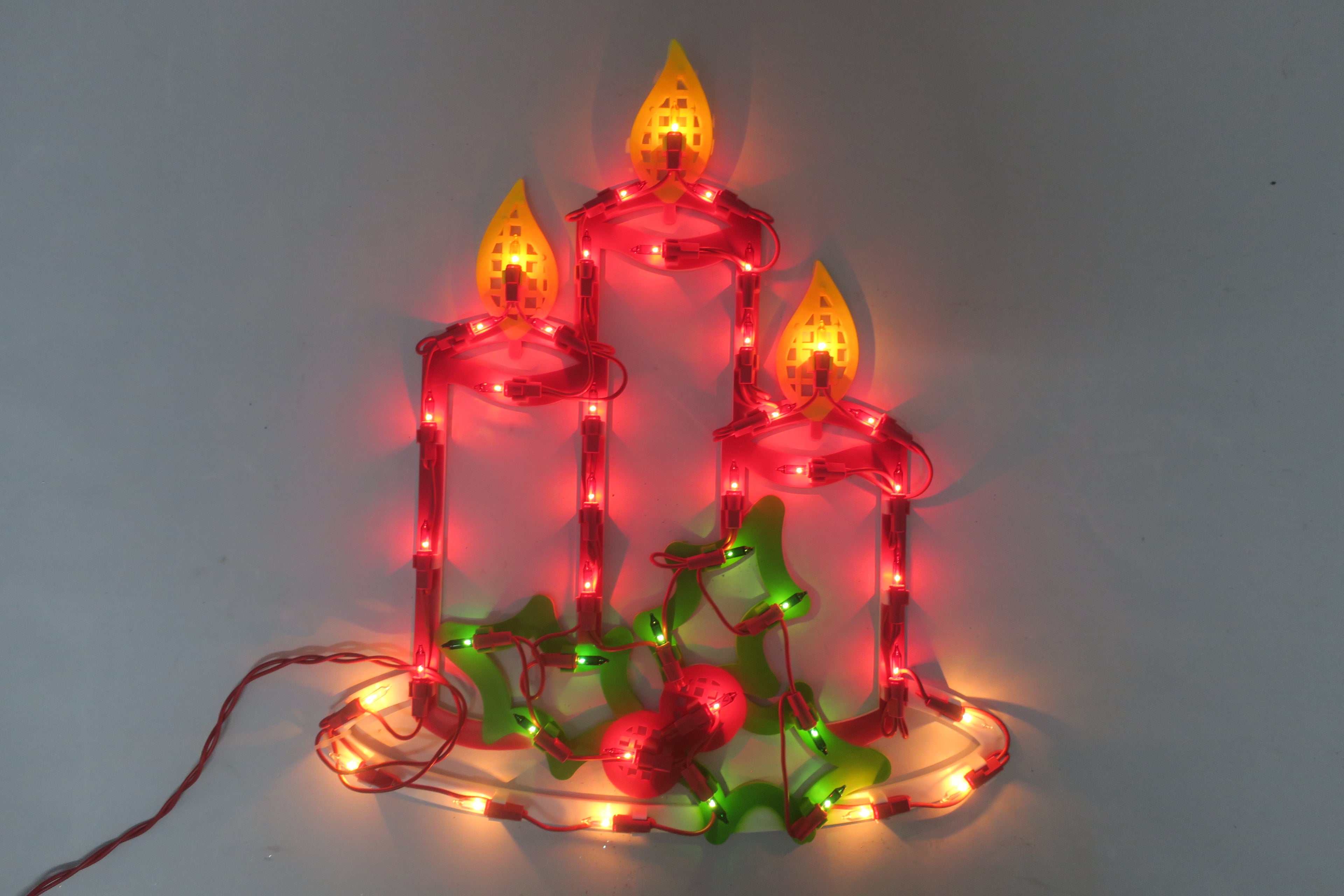 16.5-inch 43-Light Plastic Frame Candle Light.