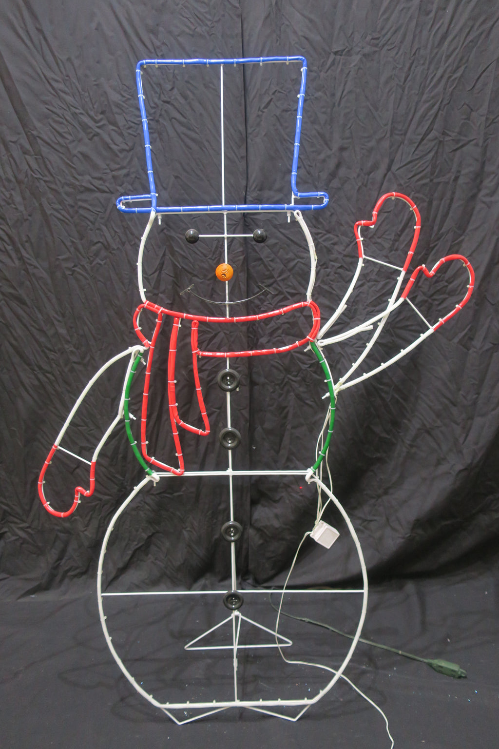 60-inch 210-Light Animated Waving Snowman Light