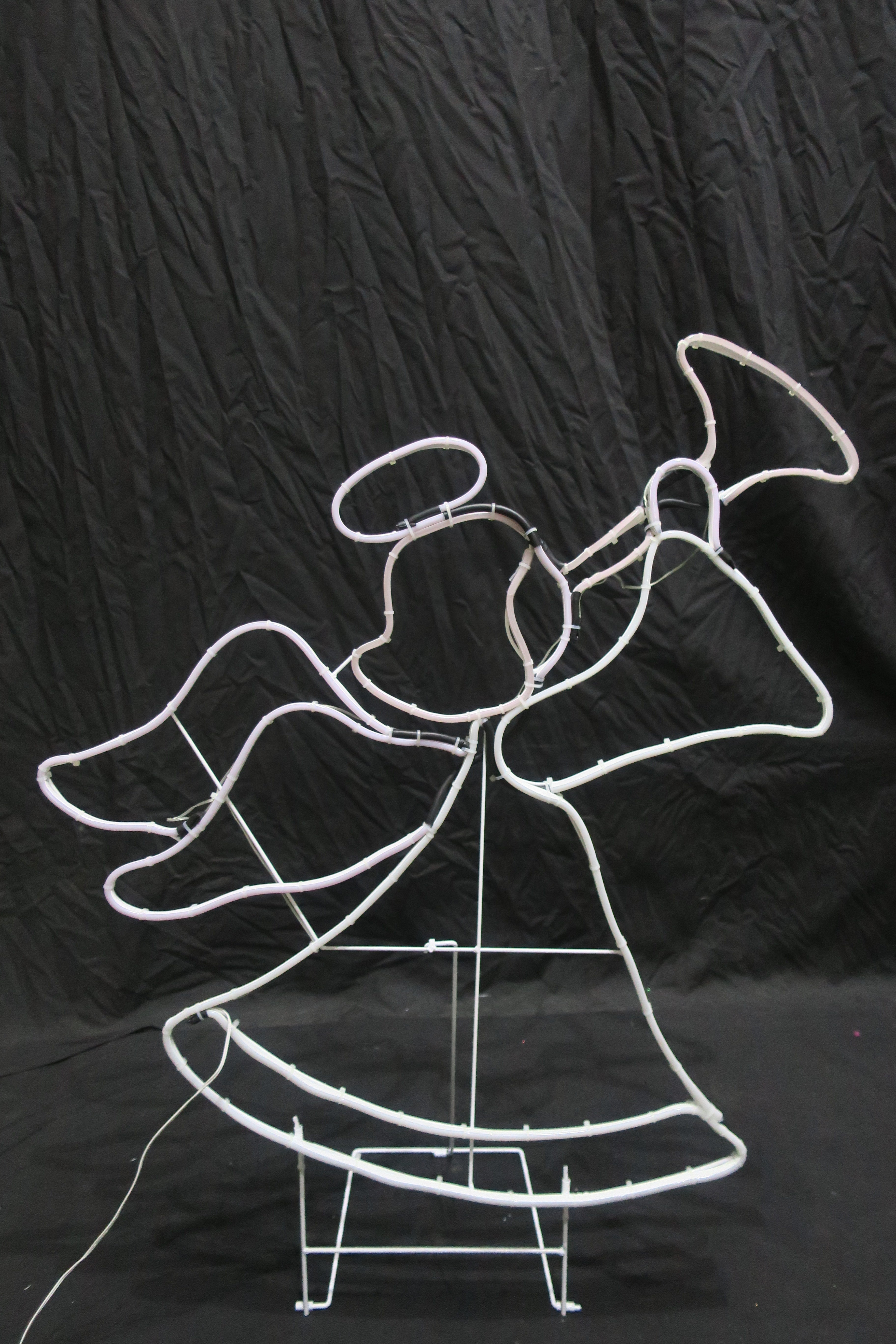 36-inch Angel with Trumpet Neon Tube Light