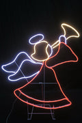 36-inch Angel with Trumpet Neon Tube Light
