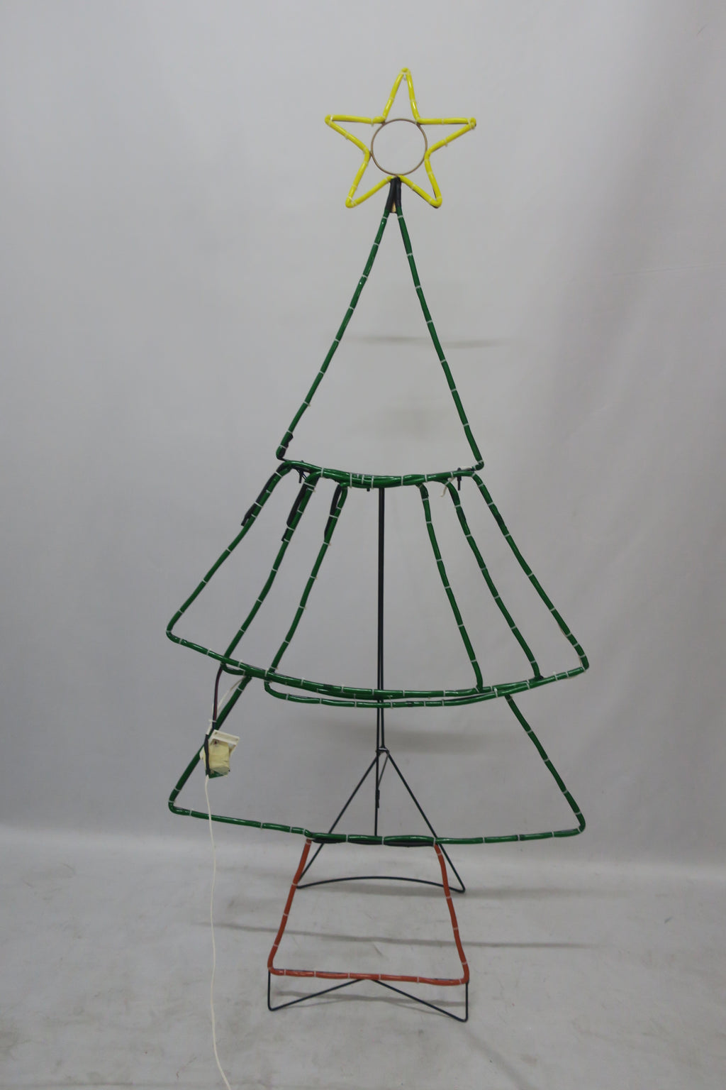 60-inch Animated Waving Christmas Tree Neon Light