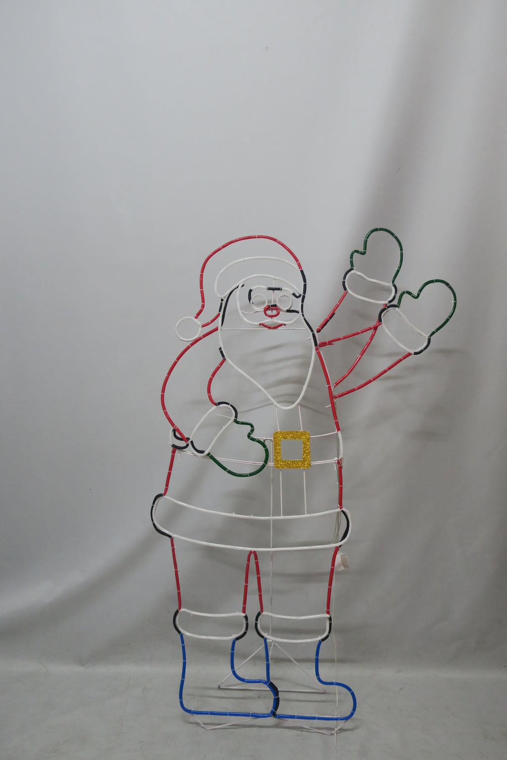 60-inch 225-Light Waving Santa Light