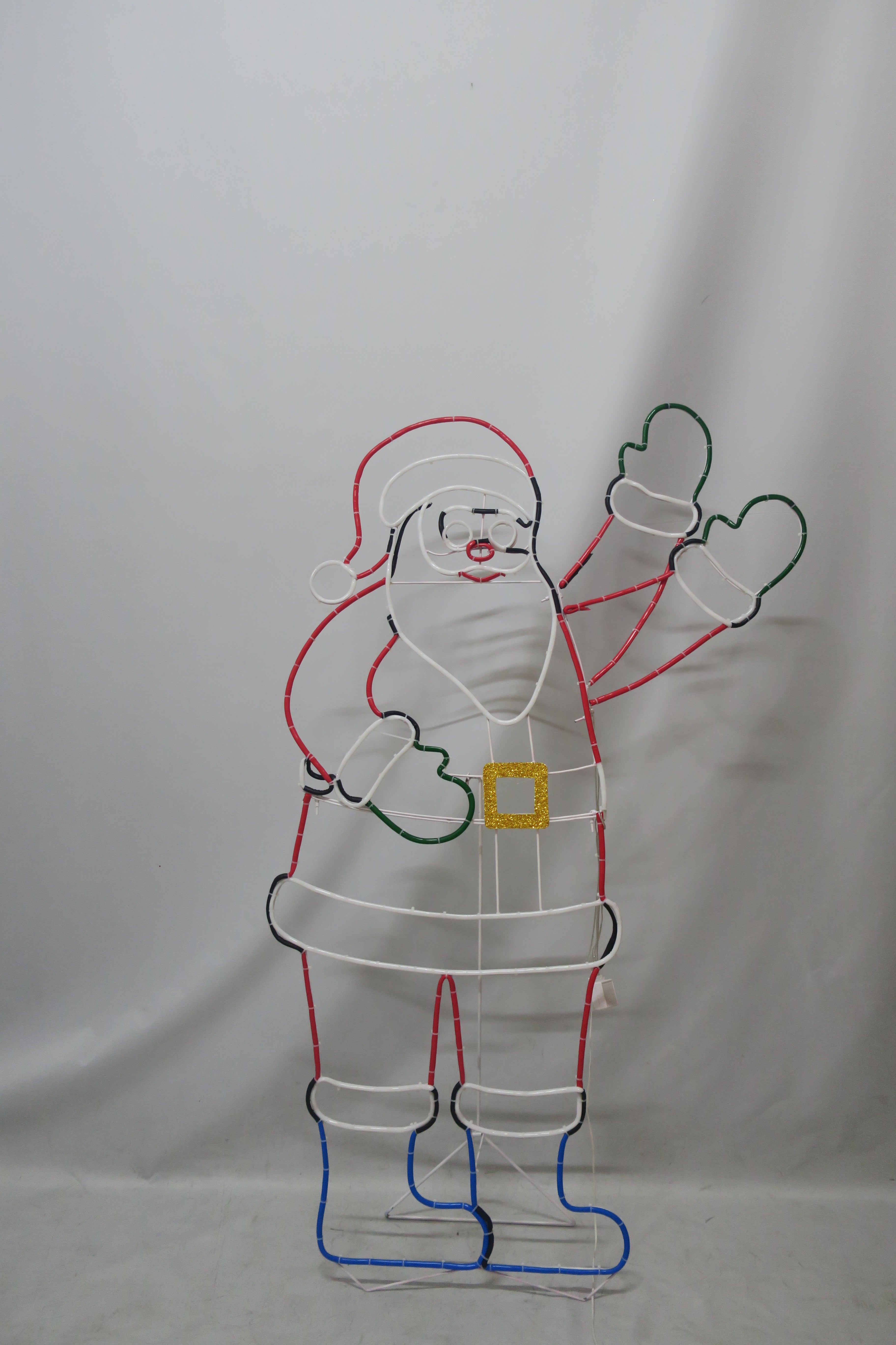 60-inch 225-Light Waving Santa Light