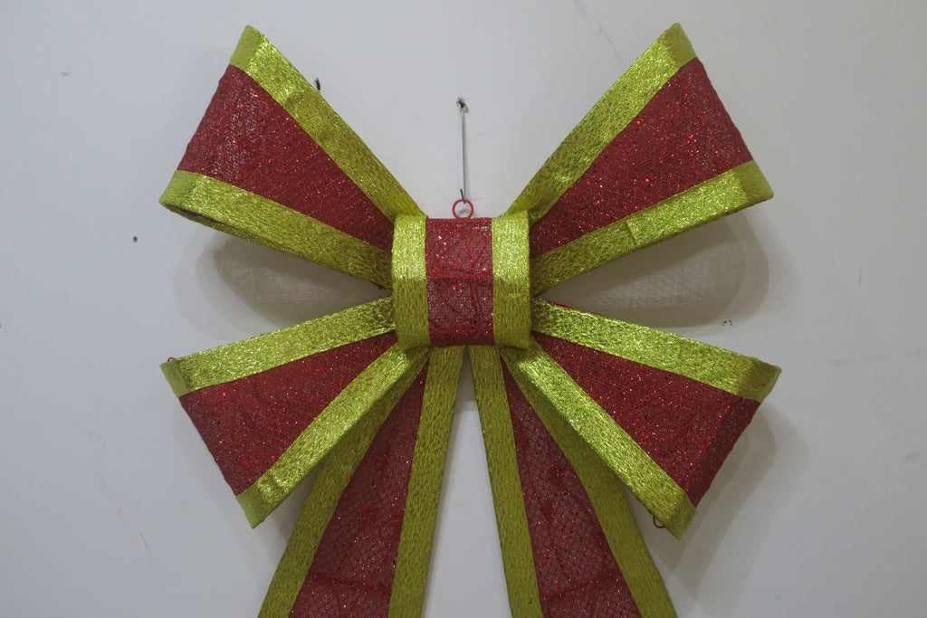 42" Light-Up Bow with 70 Red LED Lights
