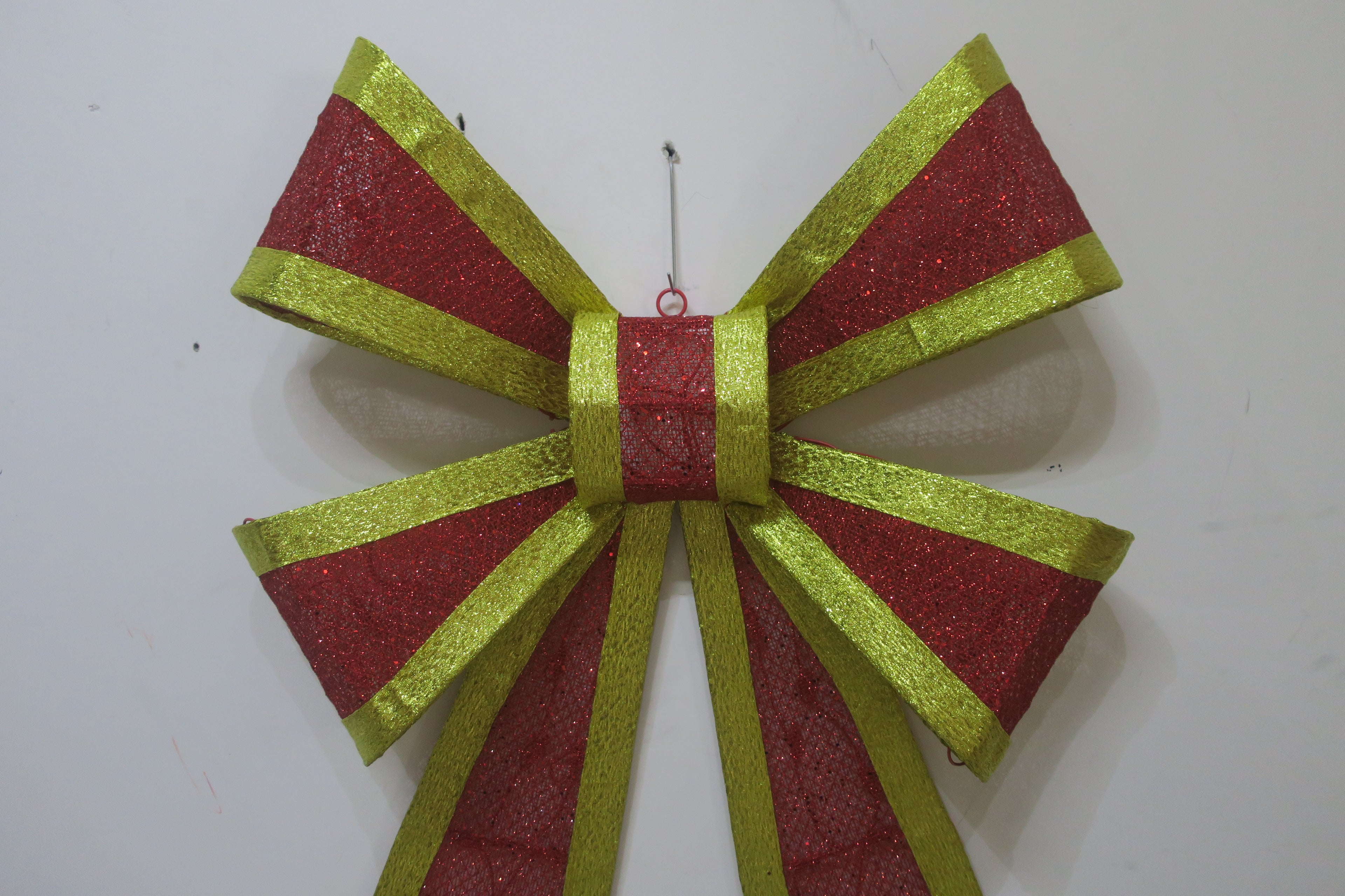 42" Light-Up Bow with 70 Red LED Lights