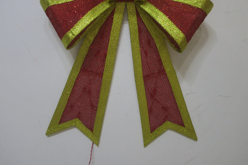 42" Light-Up Bow with 70 Red LED Lights