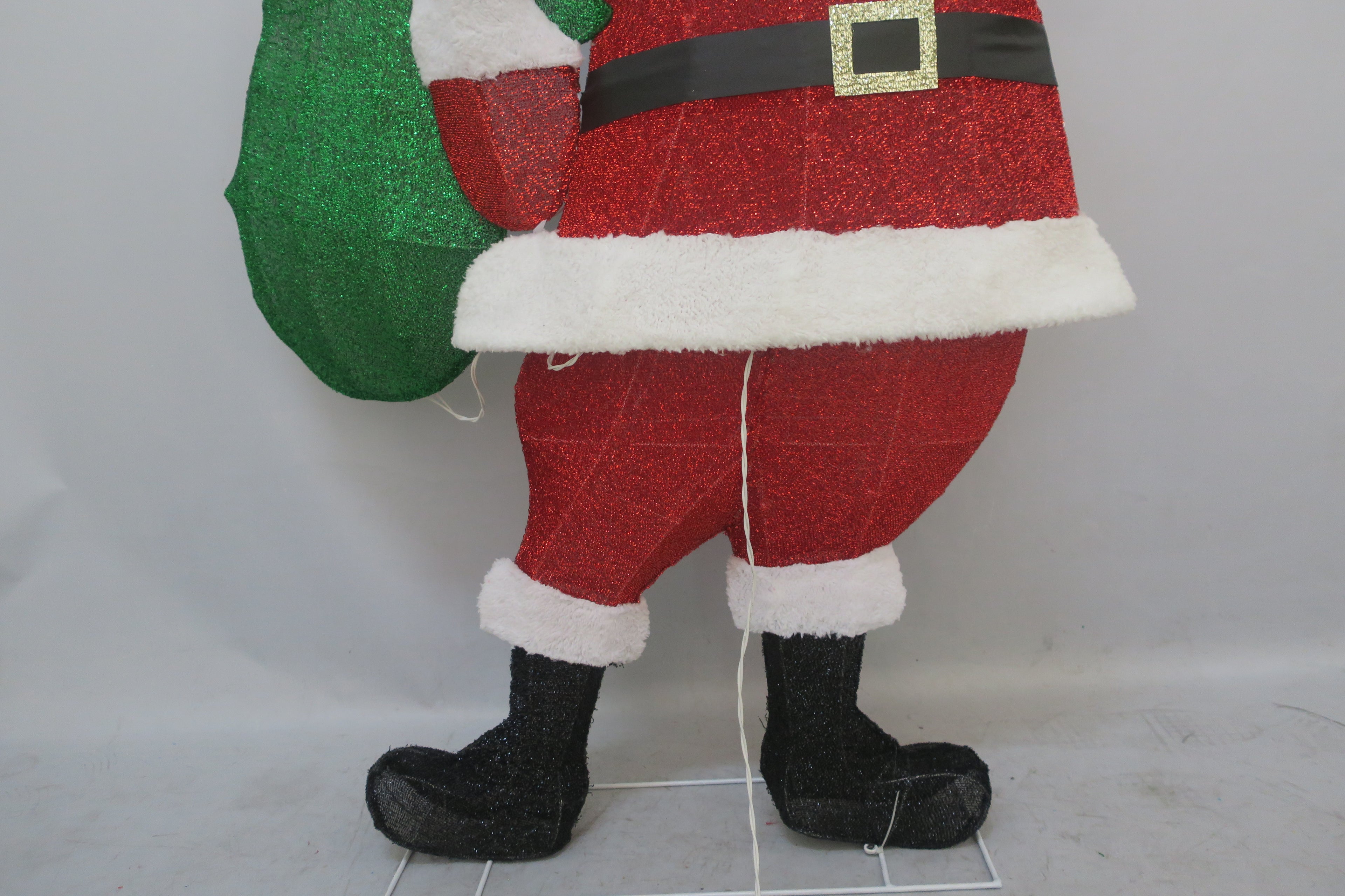 46-inch 105-light onion cloth backpack Santa decoration