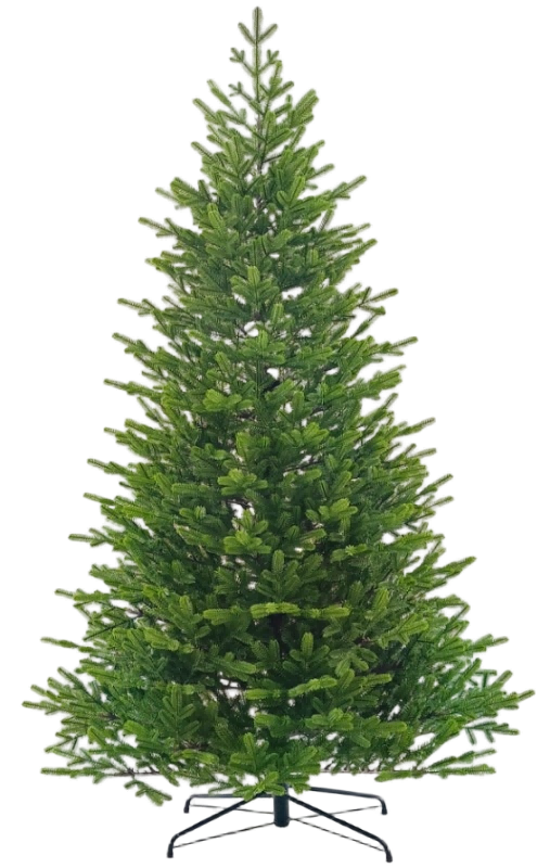 Green PE Leaf Metal Fork Christmas Tree Product Introduction