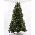 Pine cone & red berry PVC Christmas tree