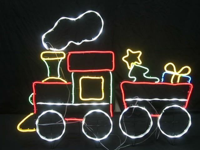 30-inch Christmas Train Neon Tube Light