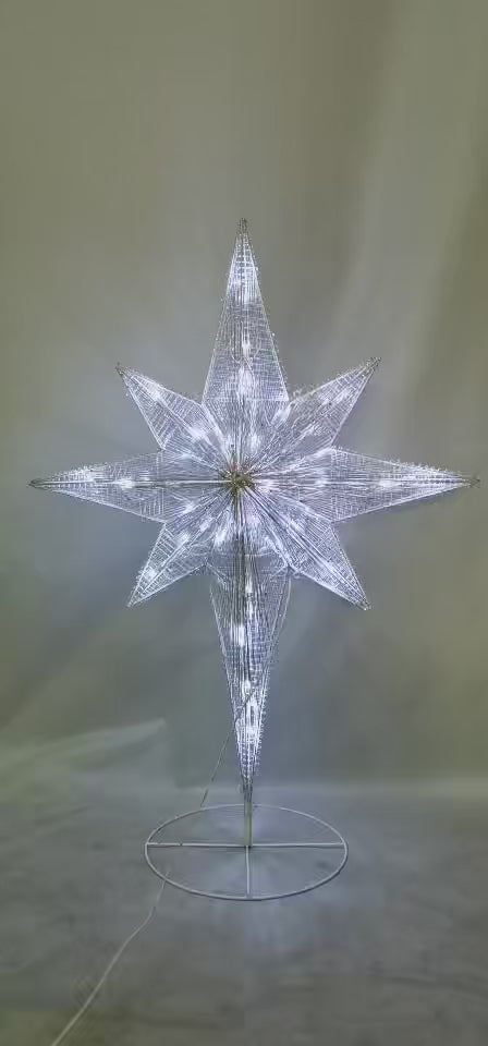 46-inch 70-light cotton-wrapped octagonal star light