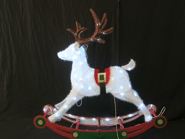 41-inch Rocking Reindeer Light 65Light
