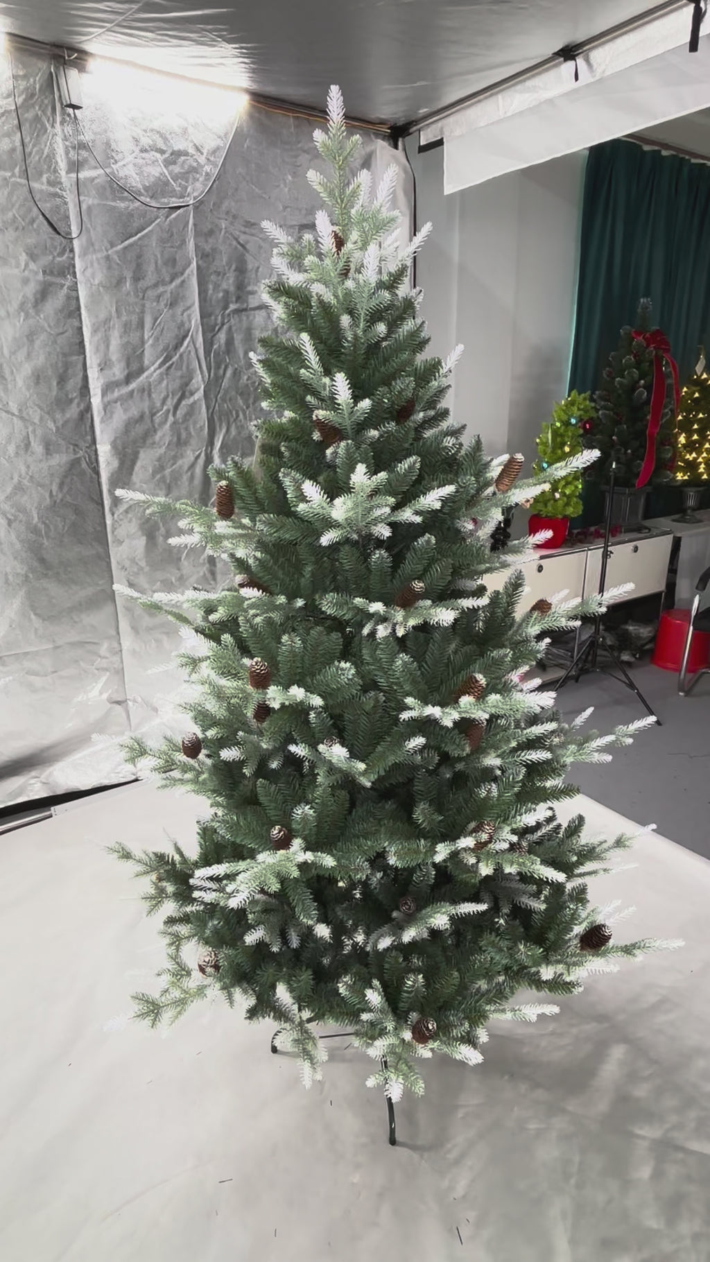 200CM PE & PVC Mixed Christmas Tree