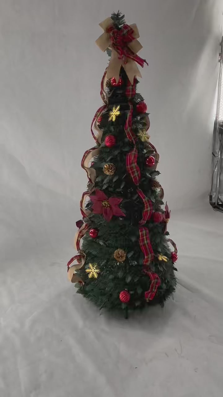 150CM Pop-Up Foldable PVC Christmas Tree