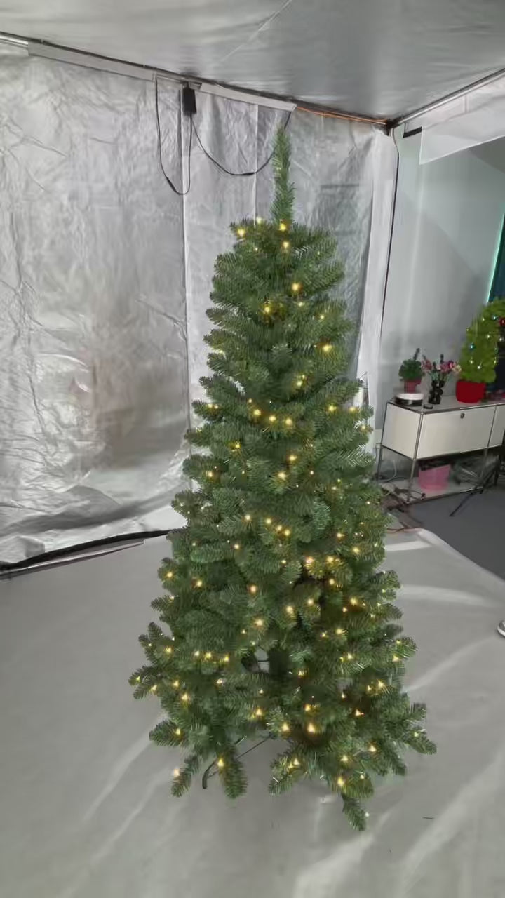 180CM PVC Pre-300lit LED Christmas Tree